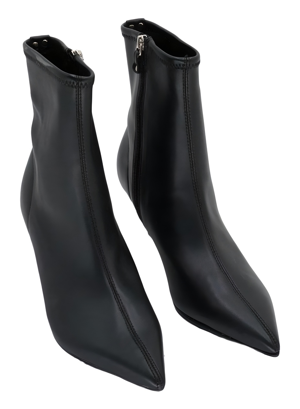 GUESS Yanka Pointed Toe Black Ankle Boots 2.5" Heel Size 9.5M